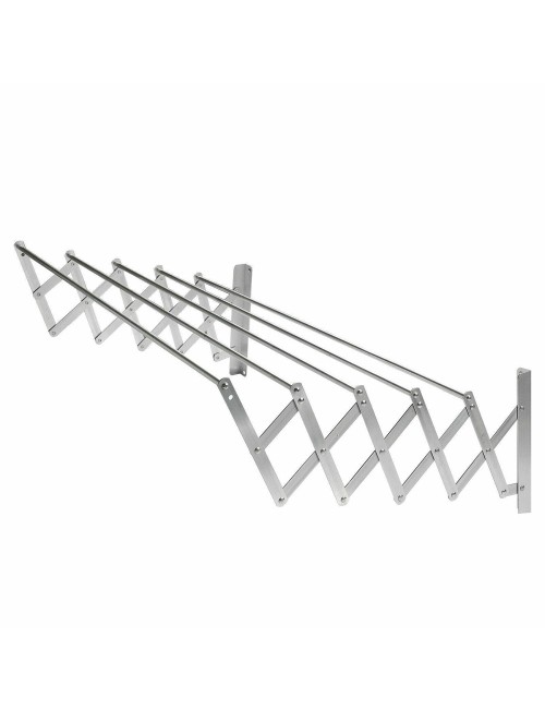 LZH-002 ALUMINIUM WALL MOUNTED RETRACTABLE CLOTHES DRYING RACK 60 X 80CM