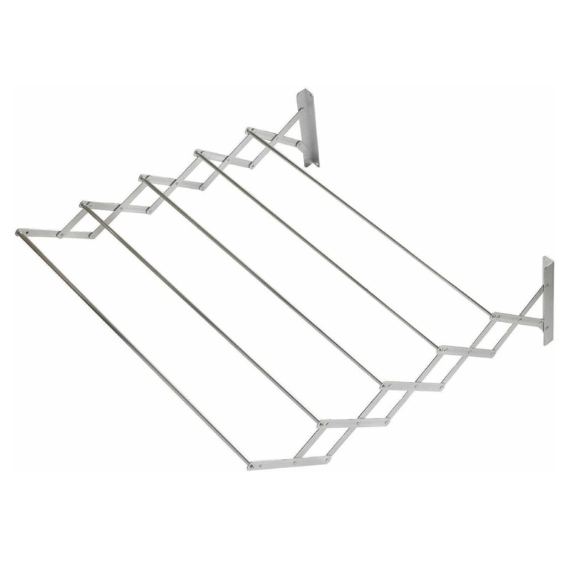LZH-002 ALUMINIUM WALL MOUNTED RETRACTABLE CLOTHES DRYING RACK 60 X 80CM