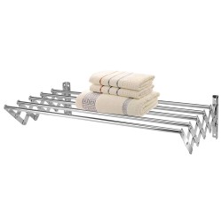 LZH-008 120 X 37.5CM علاقة ملابس متحرك استانلستيل 5 علاق