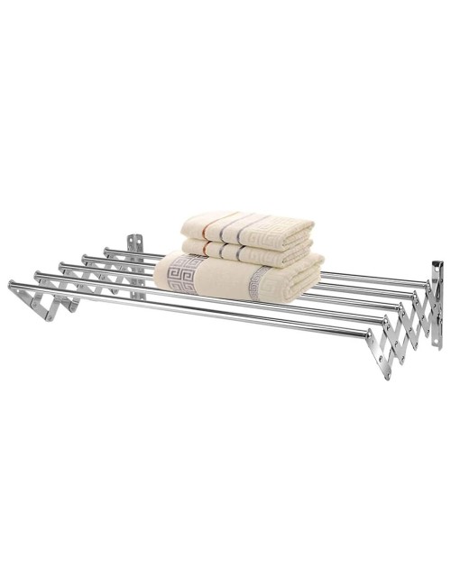 LZH-008 120 X 37.5CM علاقة ملابس متحرك استانلستيل 5 علاق
