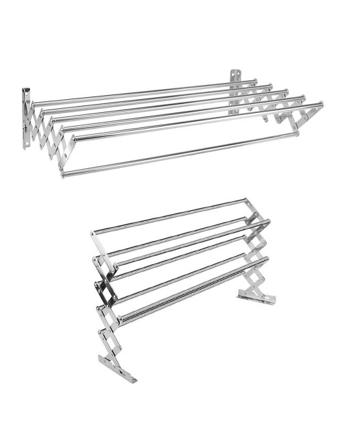 LZH-010 120 X 37.5CM علاقة ملابس متحرك استانلستيل 6 علاق