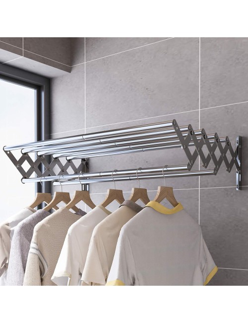 LZH-011 80 X 37.5CM علاقة ملابس متحرك استانلستيل 7 علاق