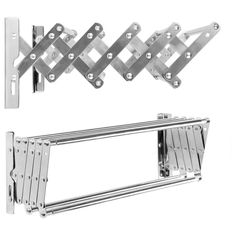 LZH-012 120 X 37.5CM علاقة ملابس متحرك استانلستيل 7 علاق