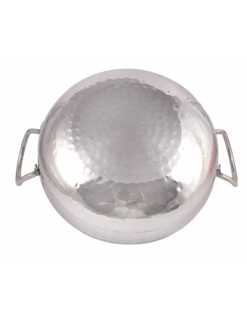 Hammered Frying Pan (Kadhai) - 28Cm