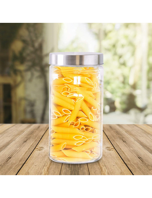 Glass Canister - Straight -1700Ml
