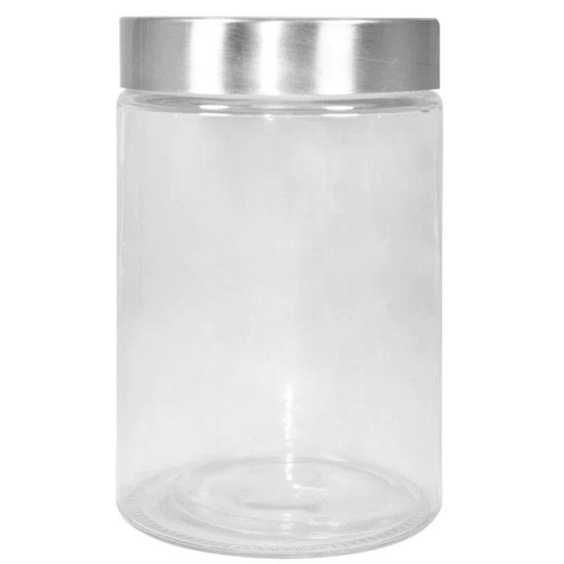 Glass Canister - Belly -1200Ml