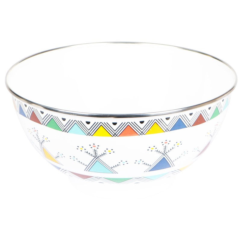 Enamel Bowl - 23Cm