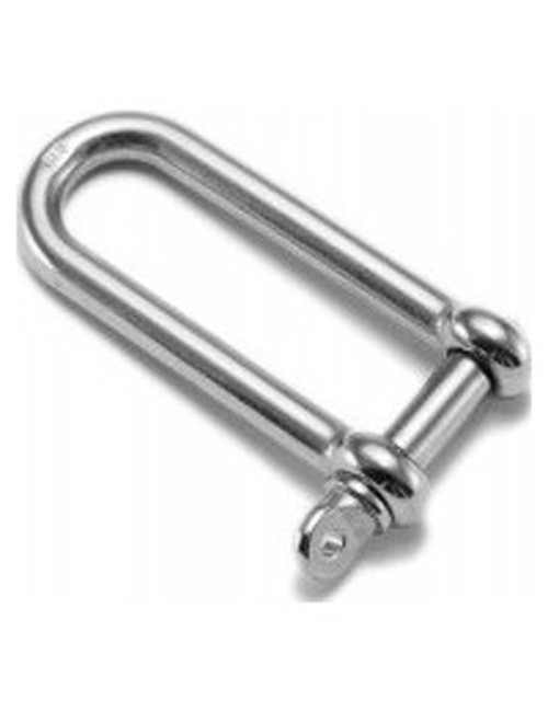 European Type Long DEE Shackle 6MM S.S AISI304 - CHN