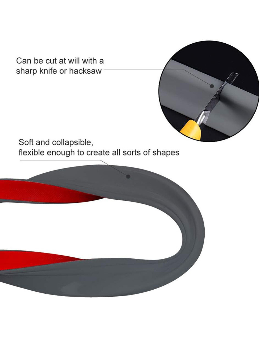 WS-002 WATER BARRIER STRIP 5MTR GREY