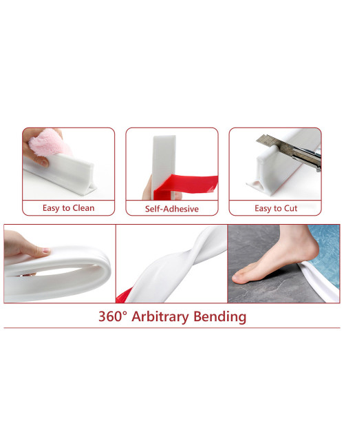 WS-003 WATER BARRIER STRIP 3MTR WHITE