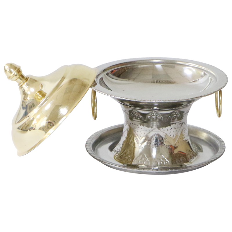 Date Bowl With Stand - Large