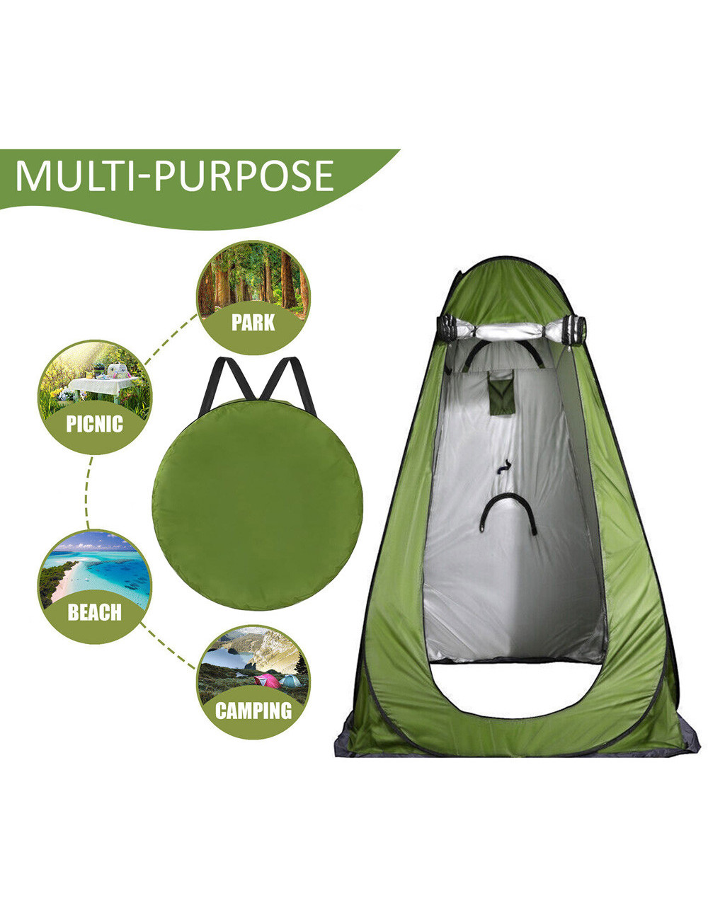 PORTABLE TOILET TENT 120 x 120