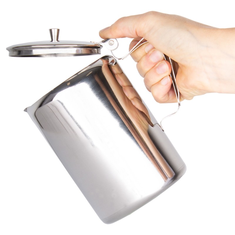 Hammered Stainless Steel Coffee Pot -1000 Ml