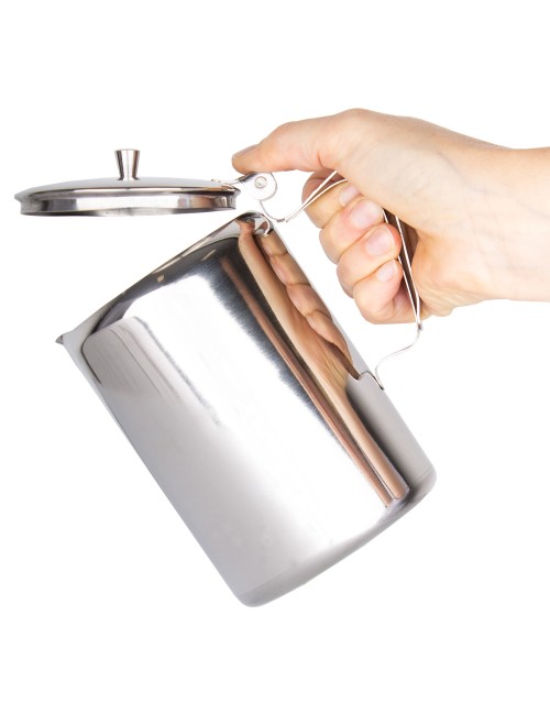 Hammered Stainless Steel Coffee Pot -1000 Ml