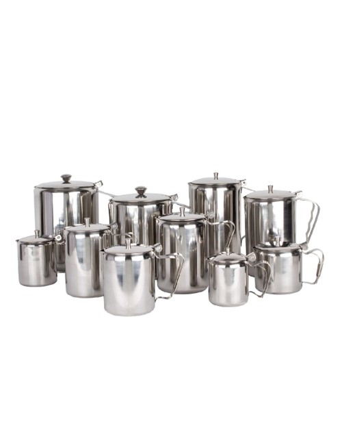 Hammered Stainless Steel Coffee Pot -1000 Ml