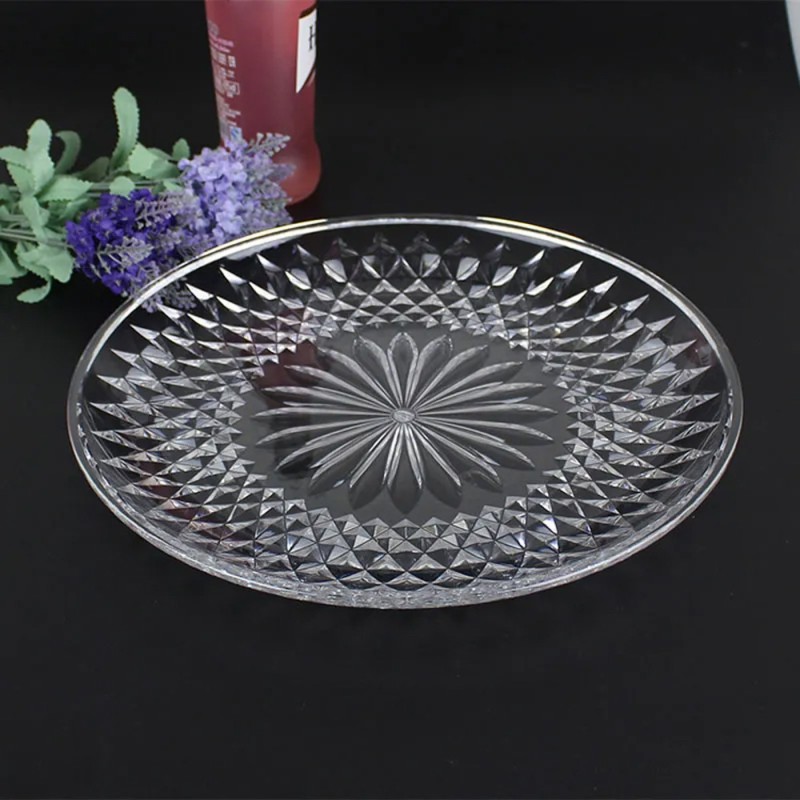 Flat Transaparent Plate 30Cm