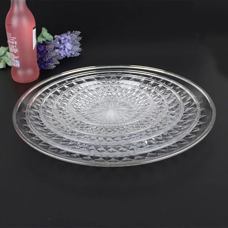Flat Transaparent Plate 30Cm