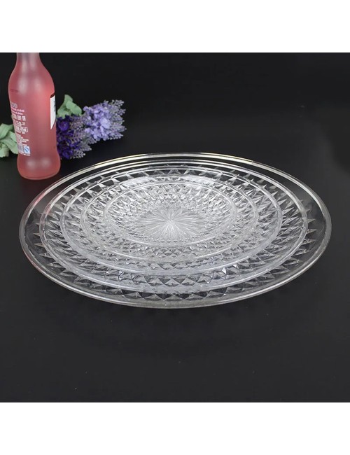 Flat Transaparent Plate 30Cm