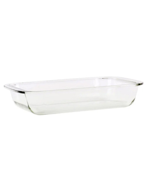 Pyrex Rectangular Tray With Plastic Lid-Medium 2500 Ml