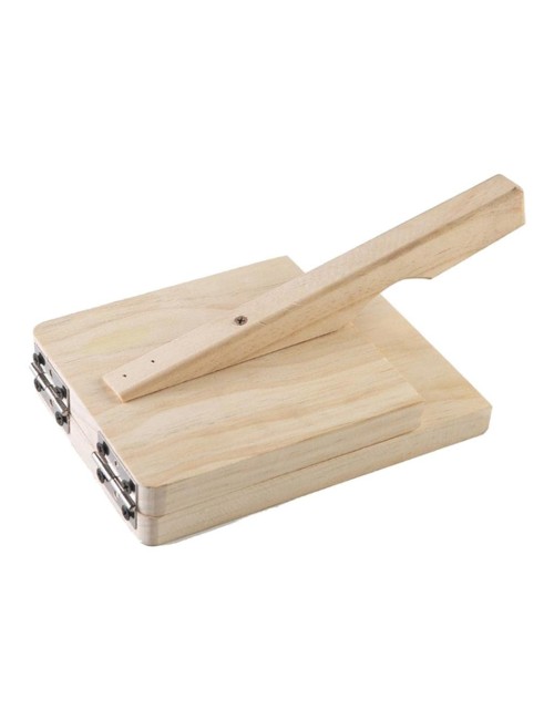 Bamboo Square Dough Pressing Tool - Large