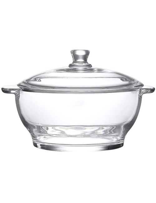 Pyrex Round Bowl With Lid - Large -2500 Ml