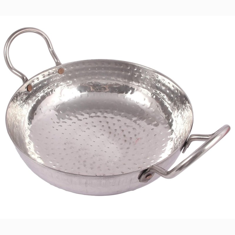Hammered Frying Pan (Kadhai) - 22Cm