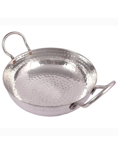 Hammered Frying Pan (Kadhai) - 22Cm