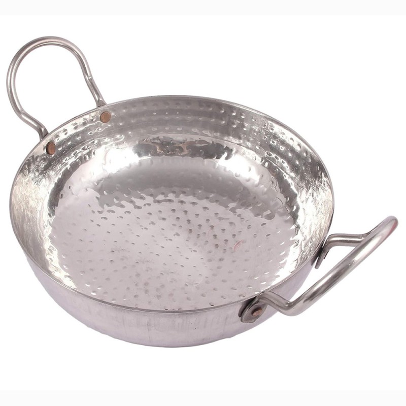 Hammered Frying Pan (Kadhai) - 24Cm