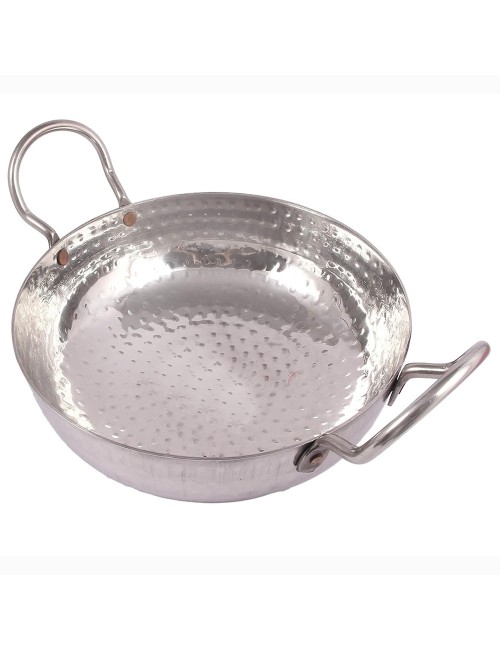 Hammered Frying Pan (Kadhai) - 24Cm