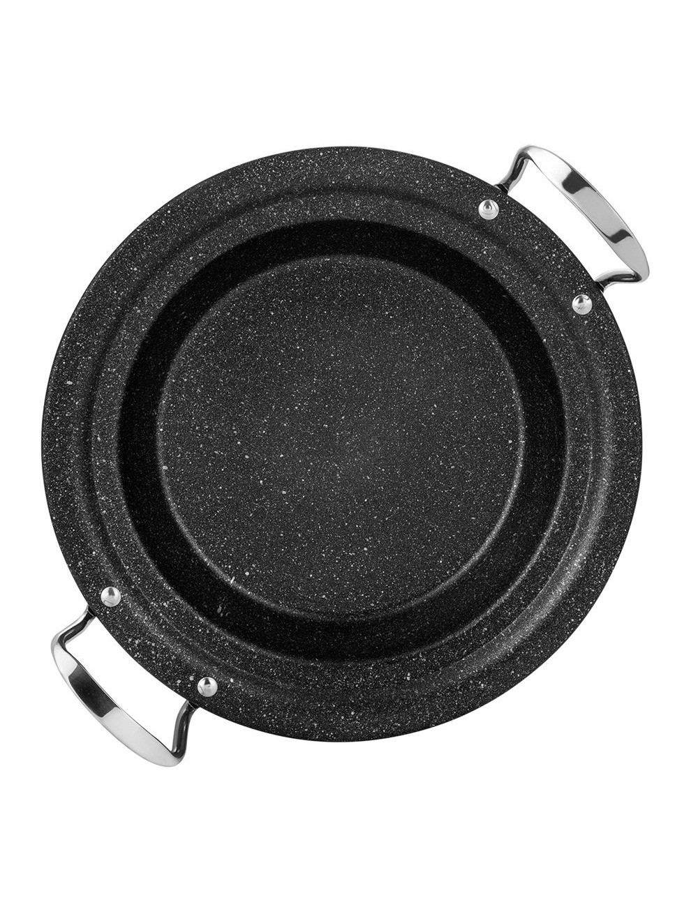 Stainless Steel Tajin With Granite Base - 38Cm
