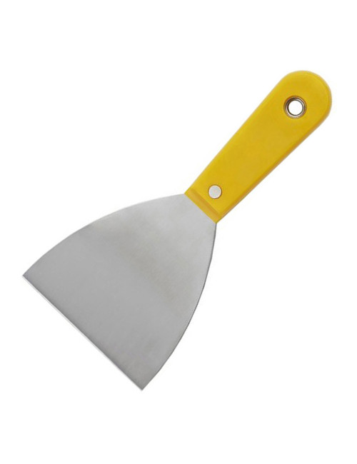SCRAPER WITH PLASTIC HANDLE 3"