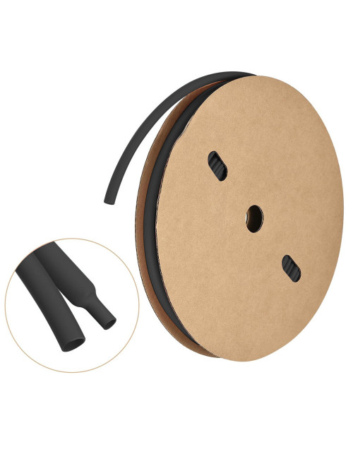 JAS HEAT SHRINKABLE TUBE BLACK 6/3 MM X 200 M