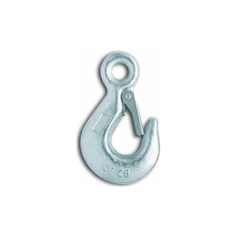 Stainless Steel AISI304 Eye Hoist Hook With Latch 0.75 TON - CHN