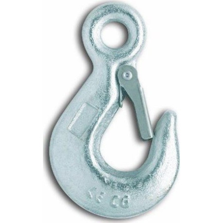 Stainless Steel AISI304 Eye Hoist Hook With Latch 0.75 TON - CHN
