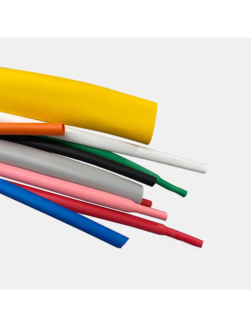 JAS HEAT SHRINKABLE TUBE YELLOW 11/5.5 MM X 100 MTR