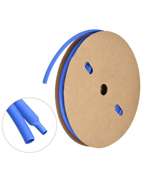 JAS HEAT SHRINKABLE TUBE BLUE 14/7 MM X 100 MTR