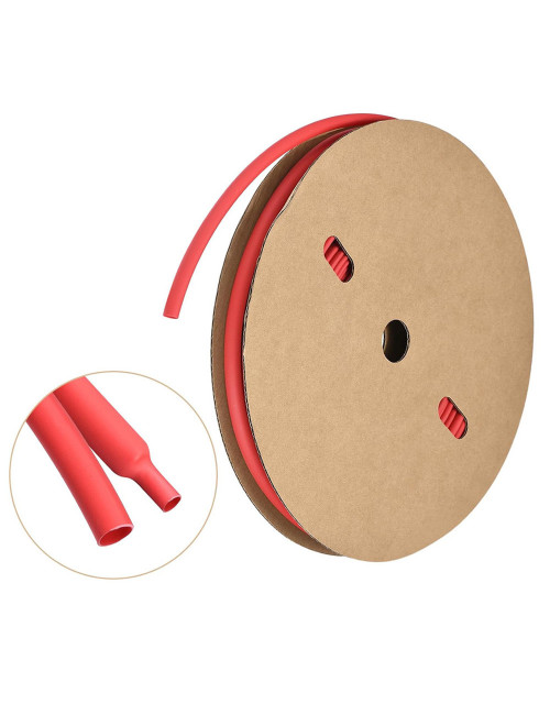 JAS HEAT SHRINKABLE TUBE RED 9/4.5 MM X 100 MTR