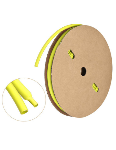 JAS HEAT SHRINKABLE TUBE YELLOW 10/5 MM X 100 MTR