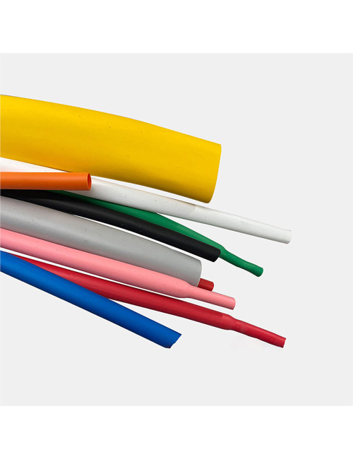 JAS HEAT SHRINKABLE TUBE RED 12/6 MM X 100 MTR