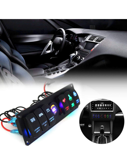 USB 017 CAR LED SWITCH PANEL