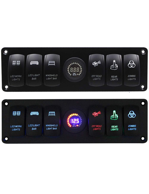 USB 017 CAR LED SWITCH PANEL