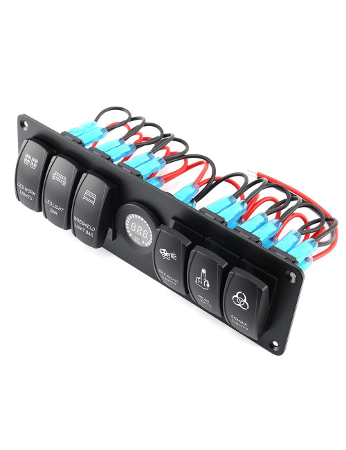 USB 017 CAR LED SWITCH PANEL