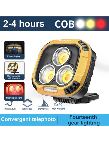 TW-1059 COB كشاف مربع متعدد الاستخدامات 3لمبة