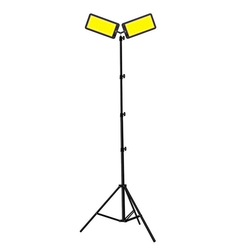 FR-28 COB كشاف سنارة 2 طرف مع استاند تليسكوب