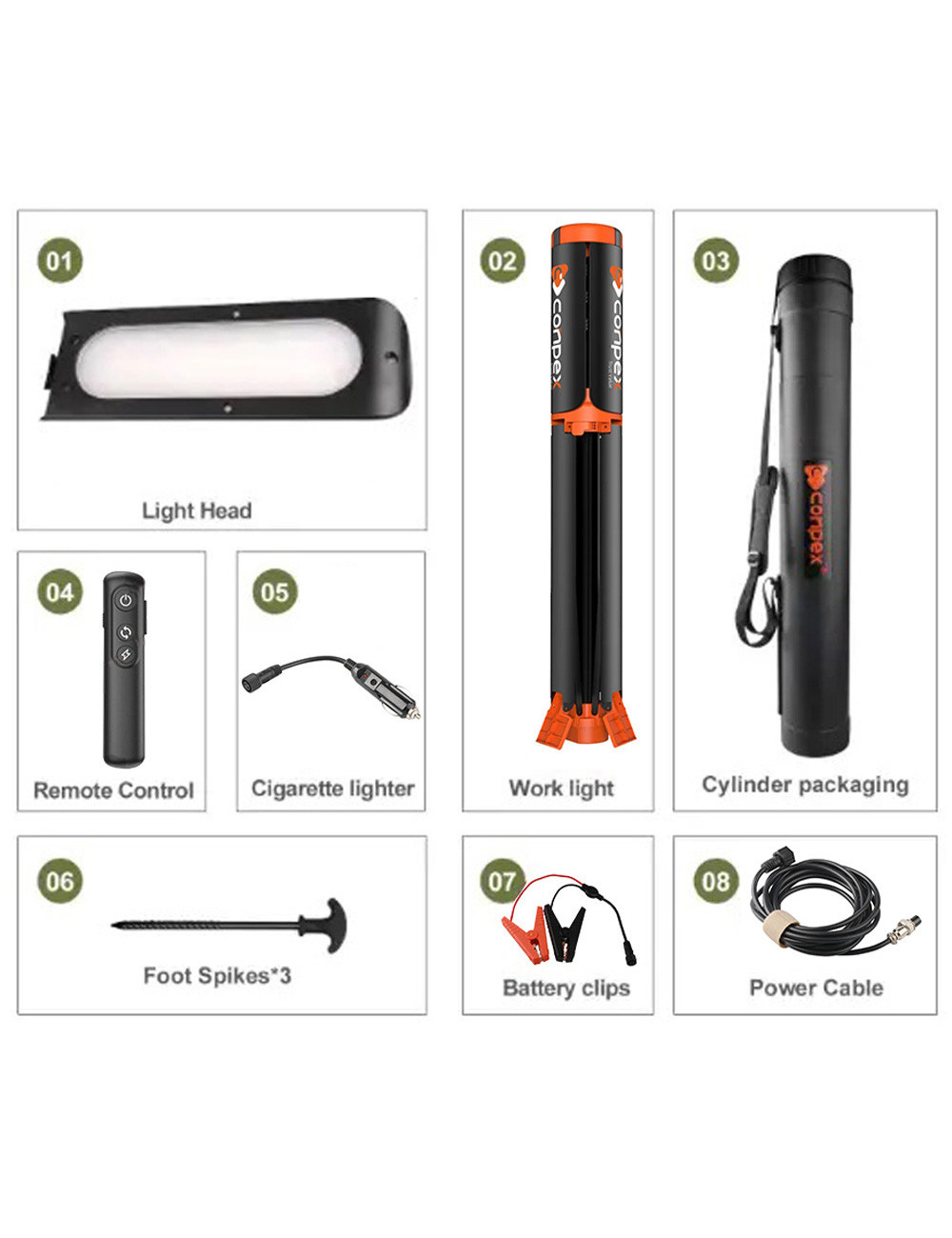 TW-TRP-01 MULTIFUNTIONAL WORK LIGHT