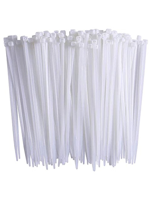 JAS NYLON CABLE TIE WHITE 4.8 X 500 MM 50PCS