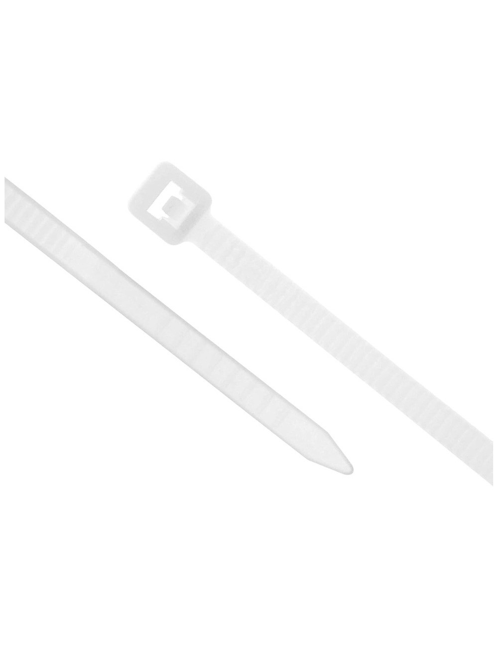 JAS NYLON CABLE TIE WHITE 7.6 X 400 MM 50PCS
