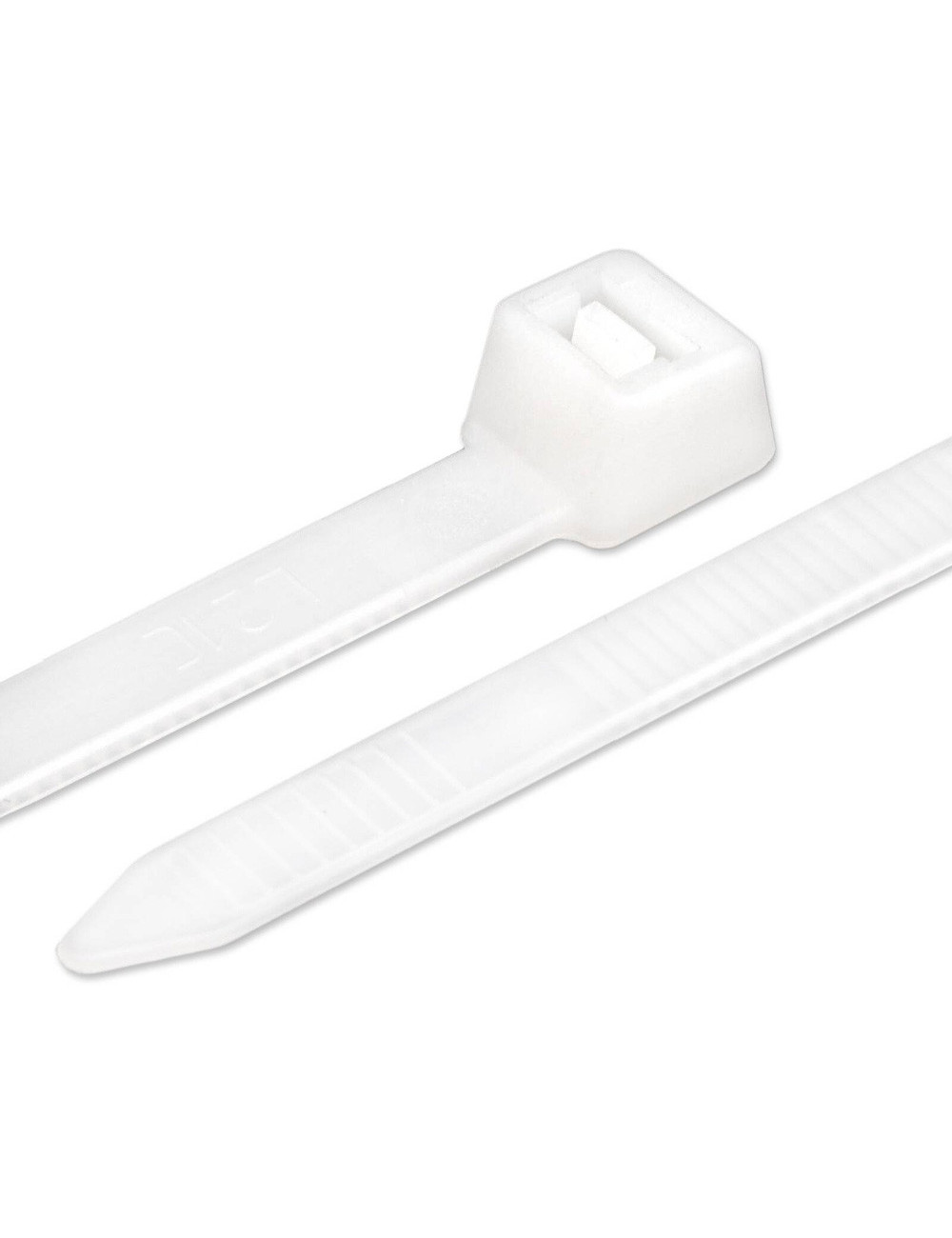 Fascette In Nylon 6.6 Bianche 7,6 X 370 Mm – 100 Pezzi, Testa Rinforzata, Per Cablaggio E Organizzazione Cavi - 3