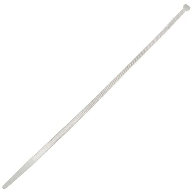 JAS NYLON CABLE TIE WHITE 4.8 X 200 MM 50PCS