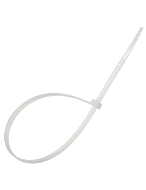 JAS NYLON CABLE TIE WHITE 4.8 X 200 MM 50PCS